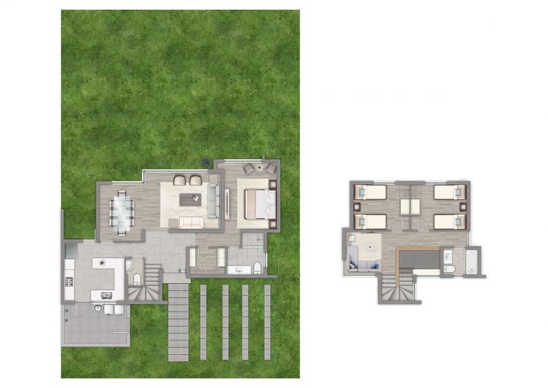 Planta Tipo B1 – Techo Tradicional